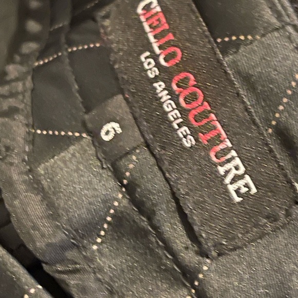 Ciello Couture Striped Pants Size 6 - Picture 3 of 3